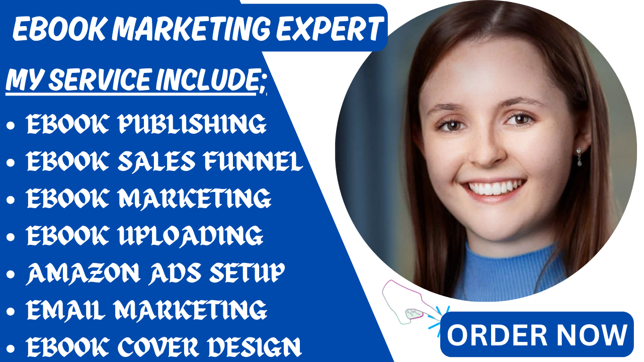 I will do eBook marketing sales funnel book uploading eBook publishing on Amazon E-book website Book promotion children book promotion Christian book promotion