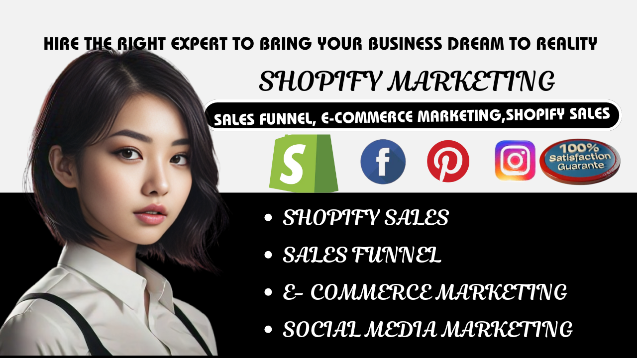 I will boost shopify store sales, shopify marketing sales funnel, or boost shopify sales