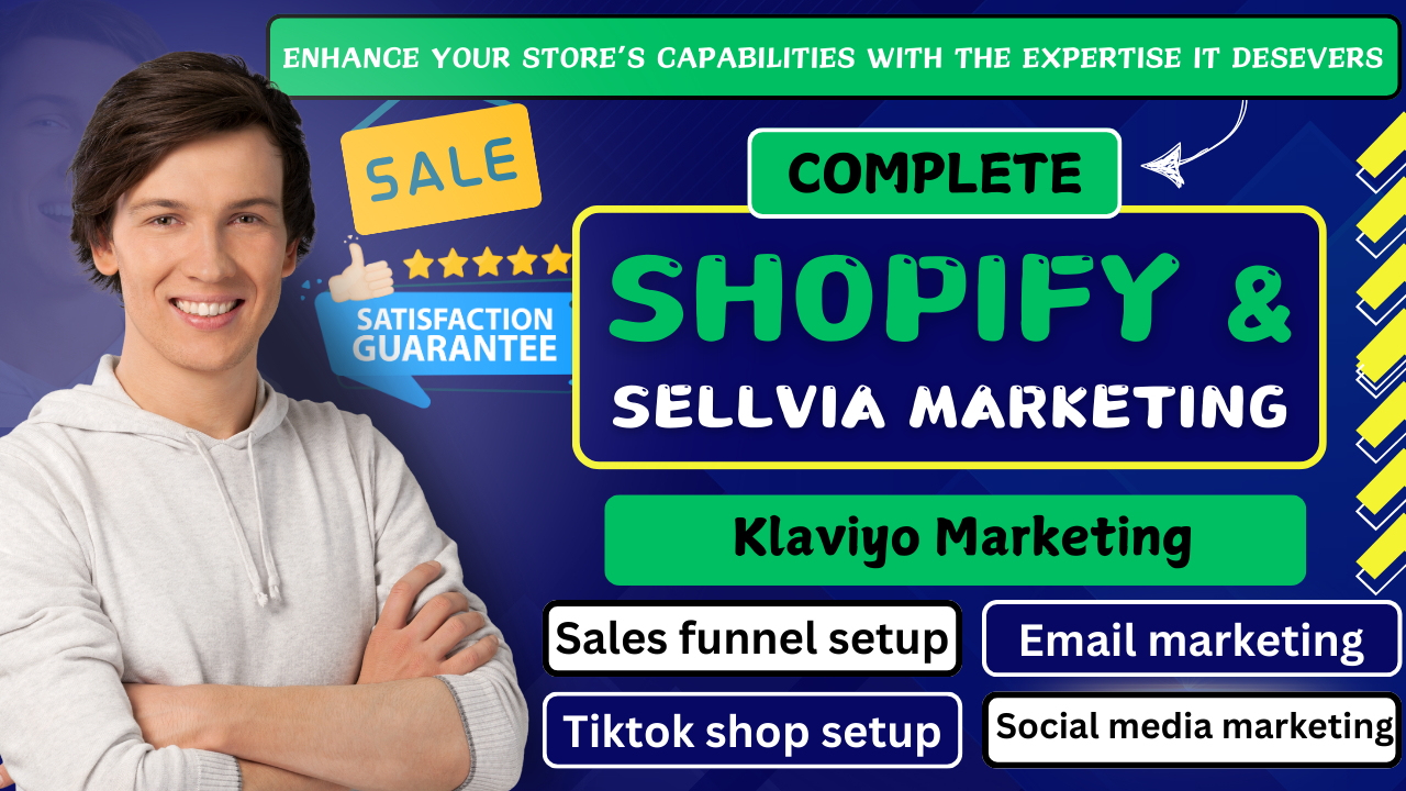 I will setup an effective shopify marketing shopify development and boost shopify sales