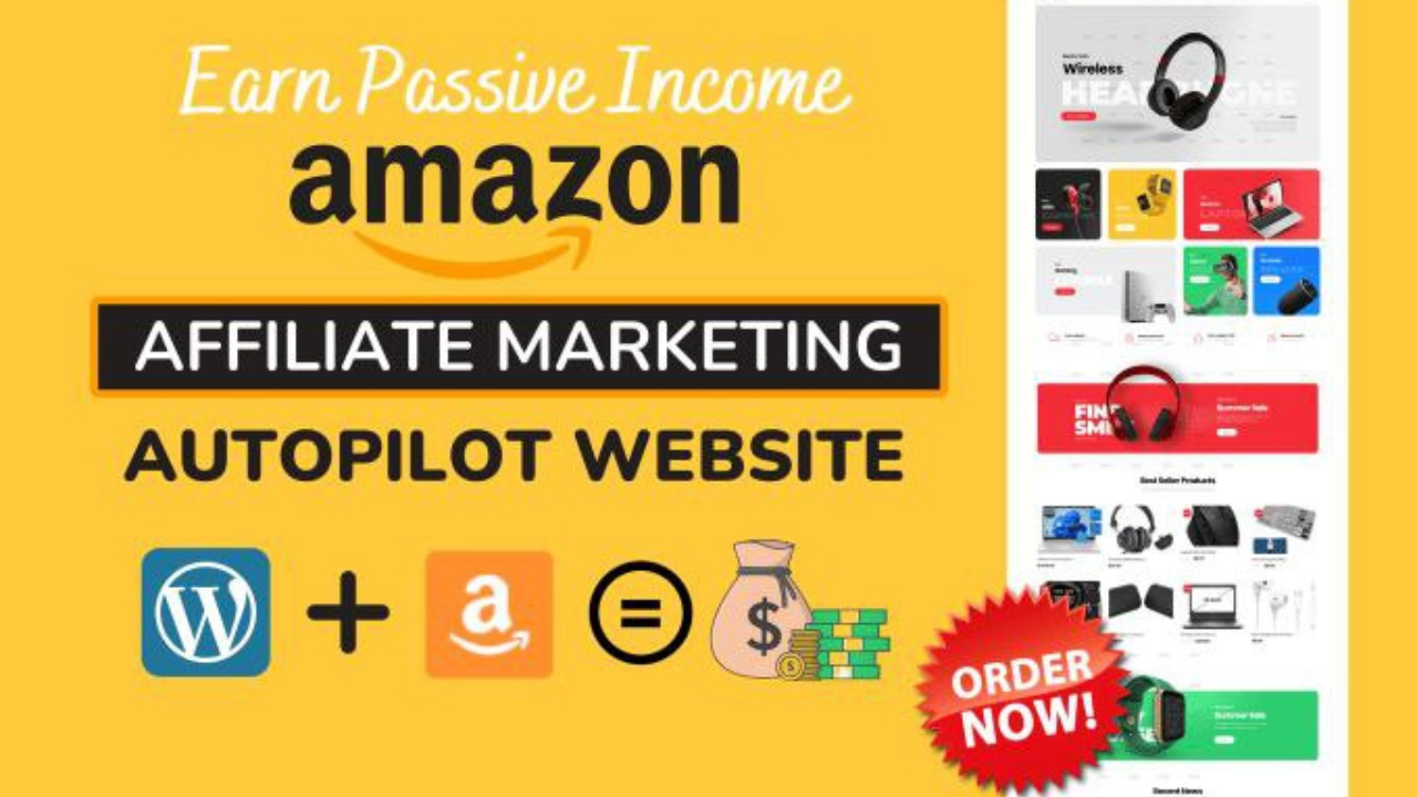 I will create autopilot amazon affiliate website, pinterest marketing, passive income