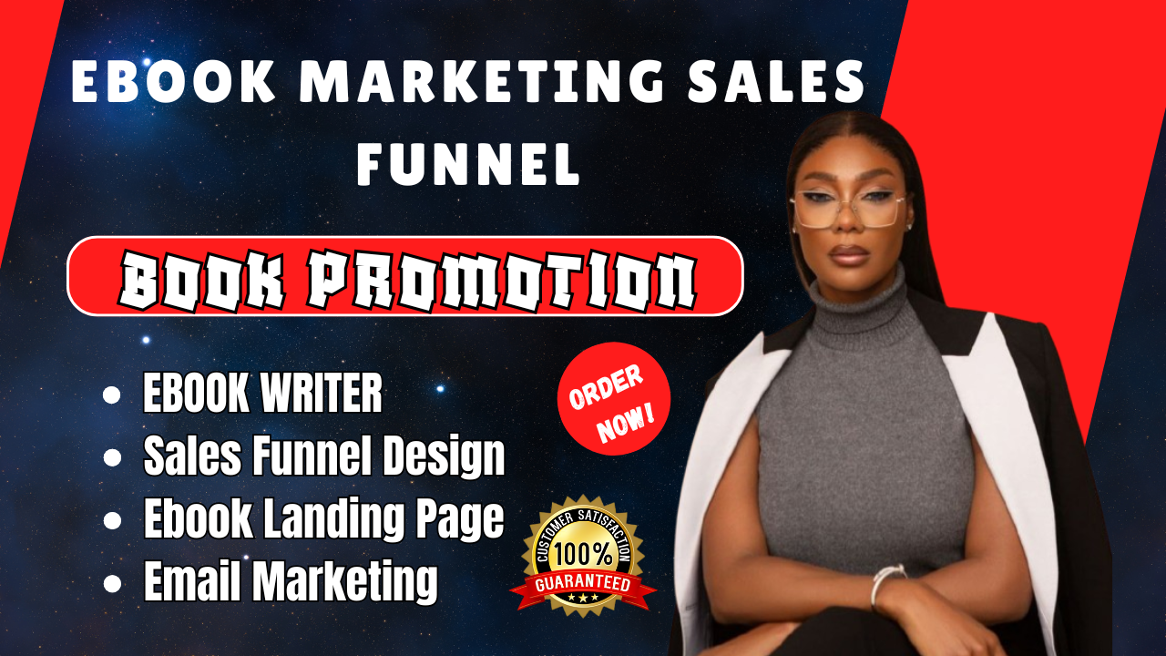 I will do convert ebook marketing sales funnel ebook writer ebook promotion