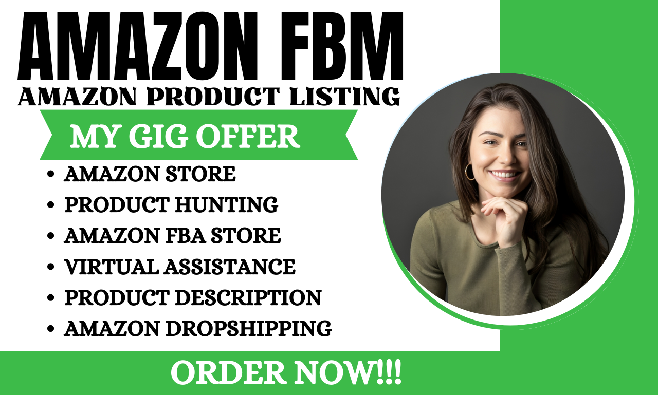 I will setup amazon fba product listing, setup complete amazon fba wholesale store, fba