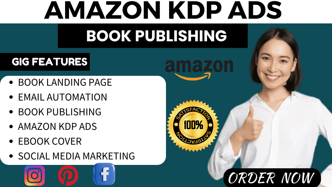 I will do Amazon kdp book publishing, book promotion, Amazon kdp ads