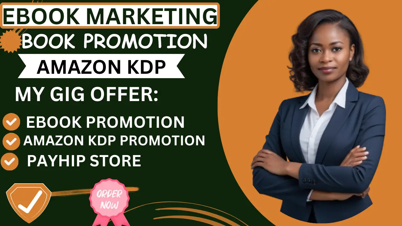 I will eBook marketing sales funnel, amazon kdp book promotion, eBook sales funnel