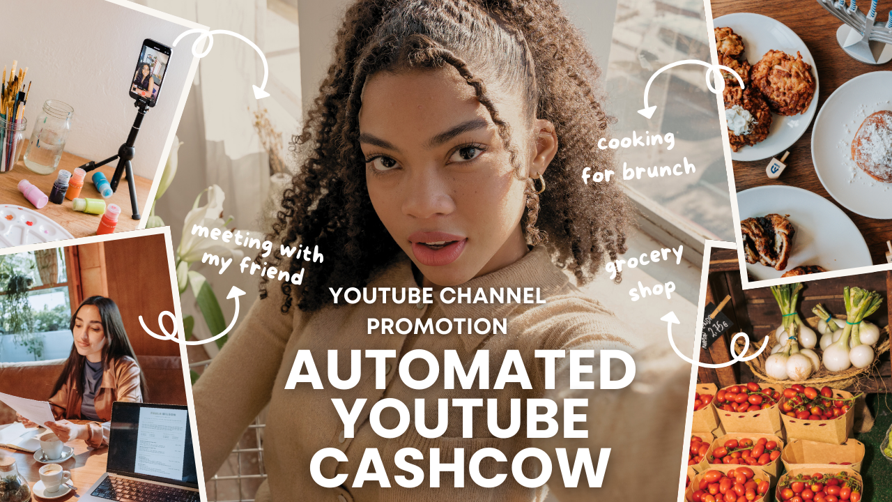 Automated youtube cashcow, youtube channel monetization, video editing and promotion