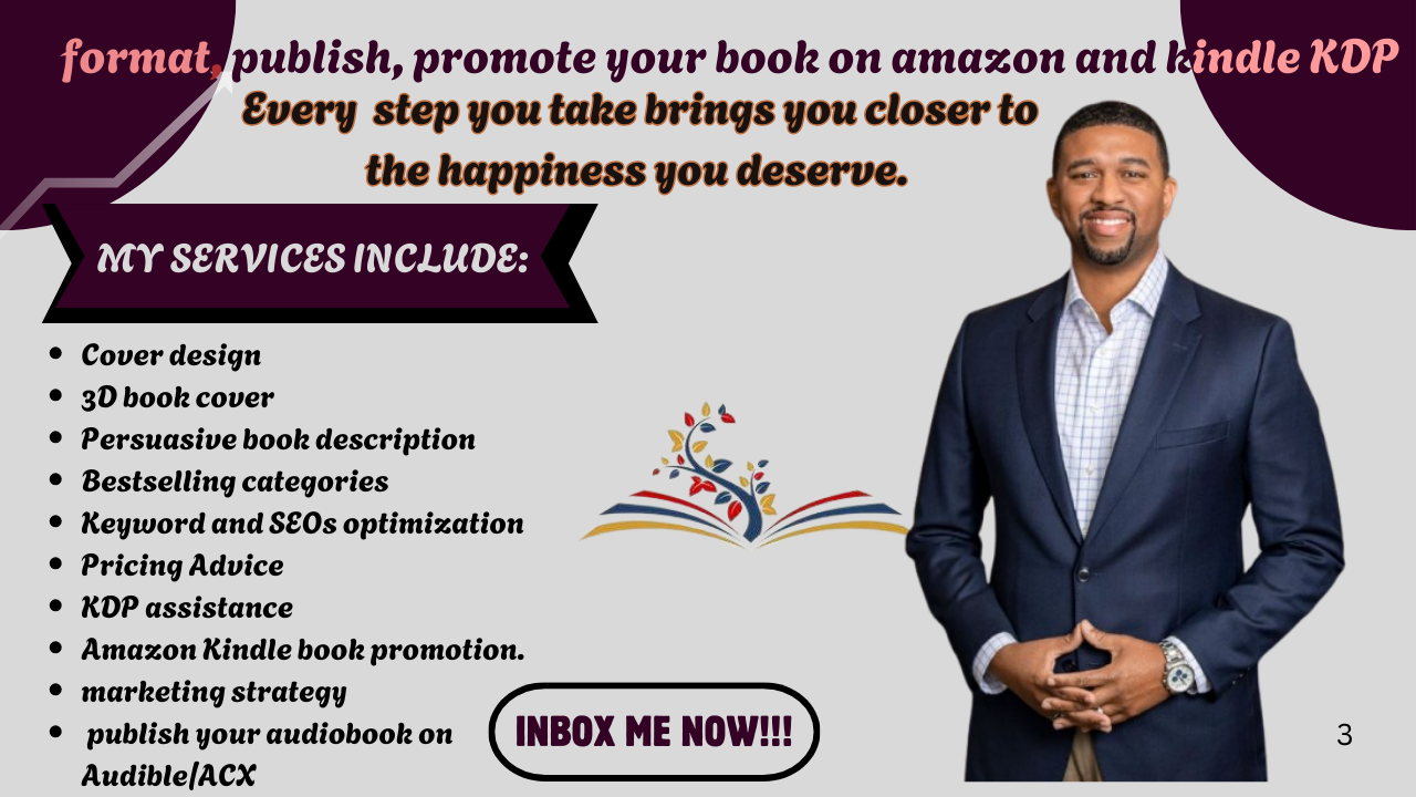 I will format, publish, promote your book on amazon and kindle KDP
