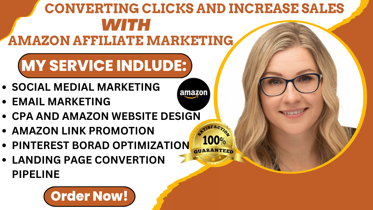 I will maximize your amazon affiliate sales, affiliate marketing, CPA promotion