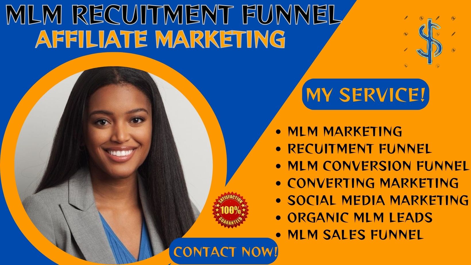 I will do MLM recuitment funnel,MLM leads generation,MLM marketing