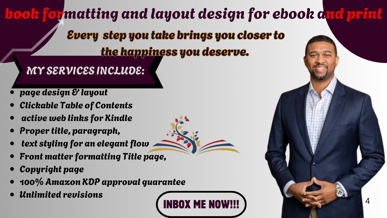 I will do book formatting and layout design for ebook and print