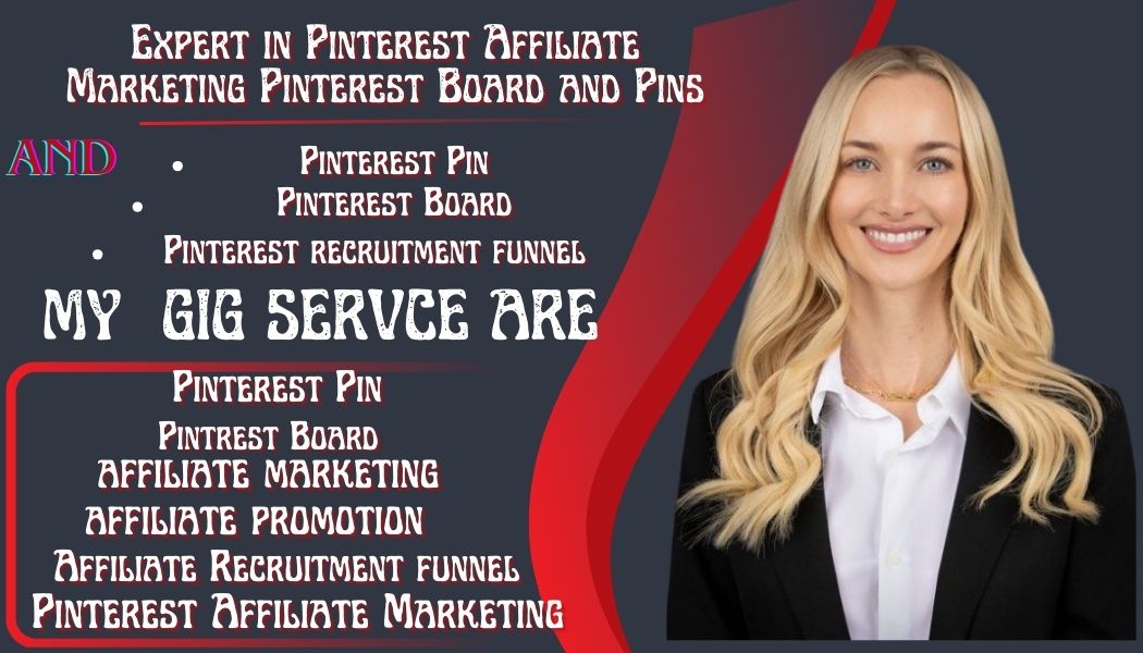 I will do Pinterest Affiliate Marketing pinterest board and Recruitment funnel