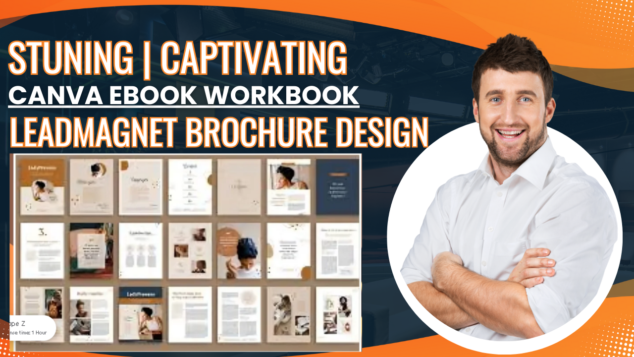I will do canva ebook design, pdf lead magnet, ebook design, ebook lead magnet,workbook