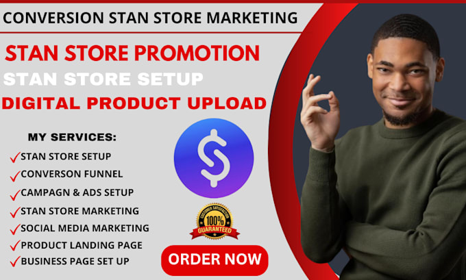 I will do stan store design stan store setup stan store ultimate digital product upload