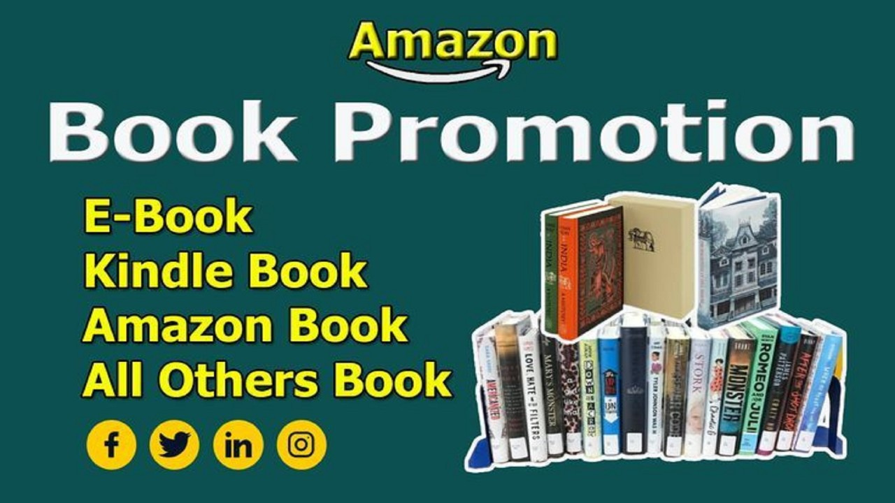 I will amazon book promotion, amazon kindle and kdp book promotion,book ebook marketing