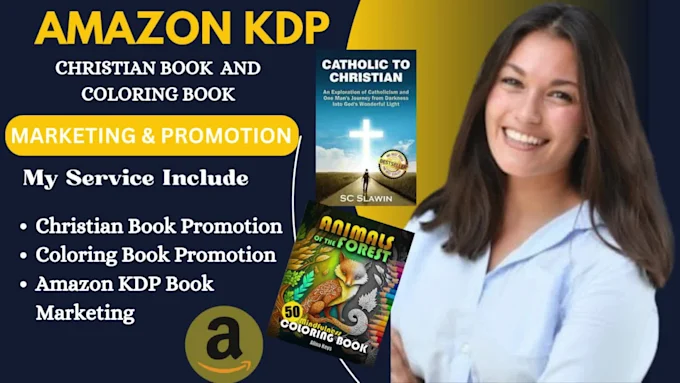 I will do viral christian book promotion,coloring book promo, amazon KDP book marketing