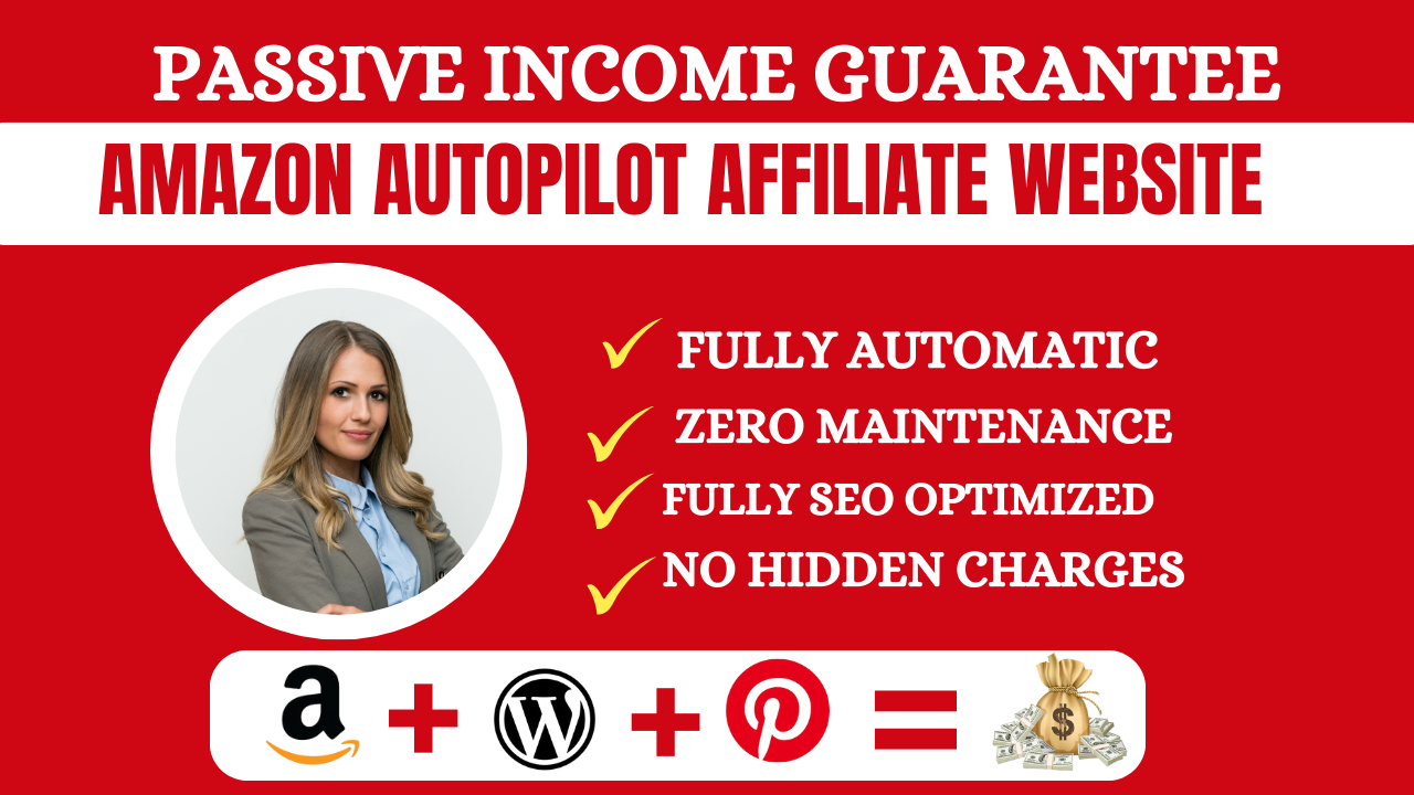 I will create autopilot amazon affiliate website