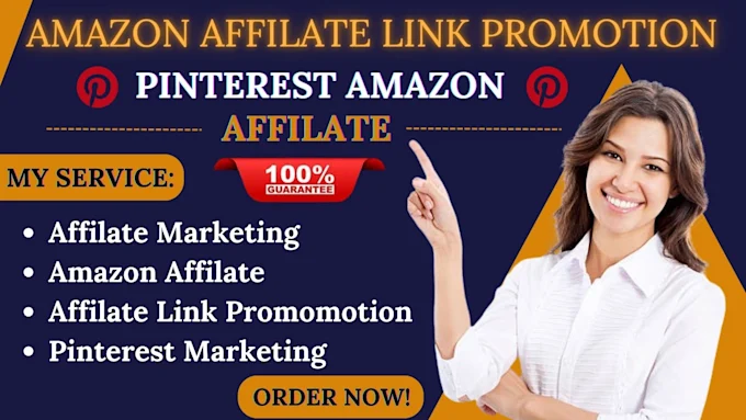 I will do viral amazon affilate link promotion, pinterest amazon affilate marketing