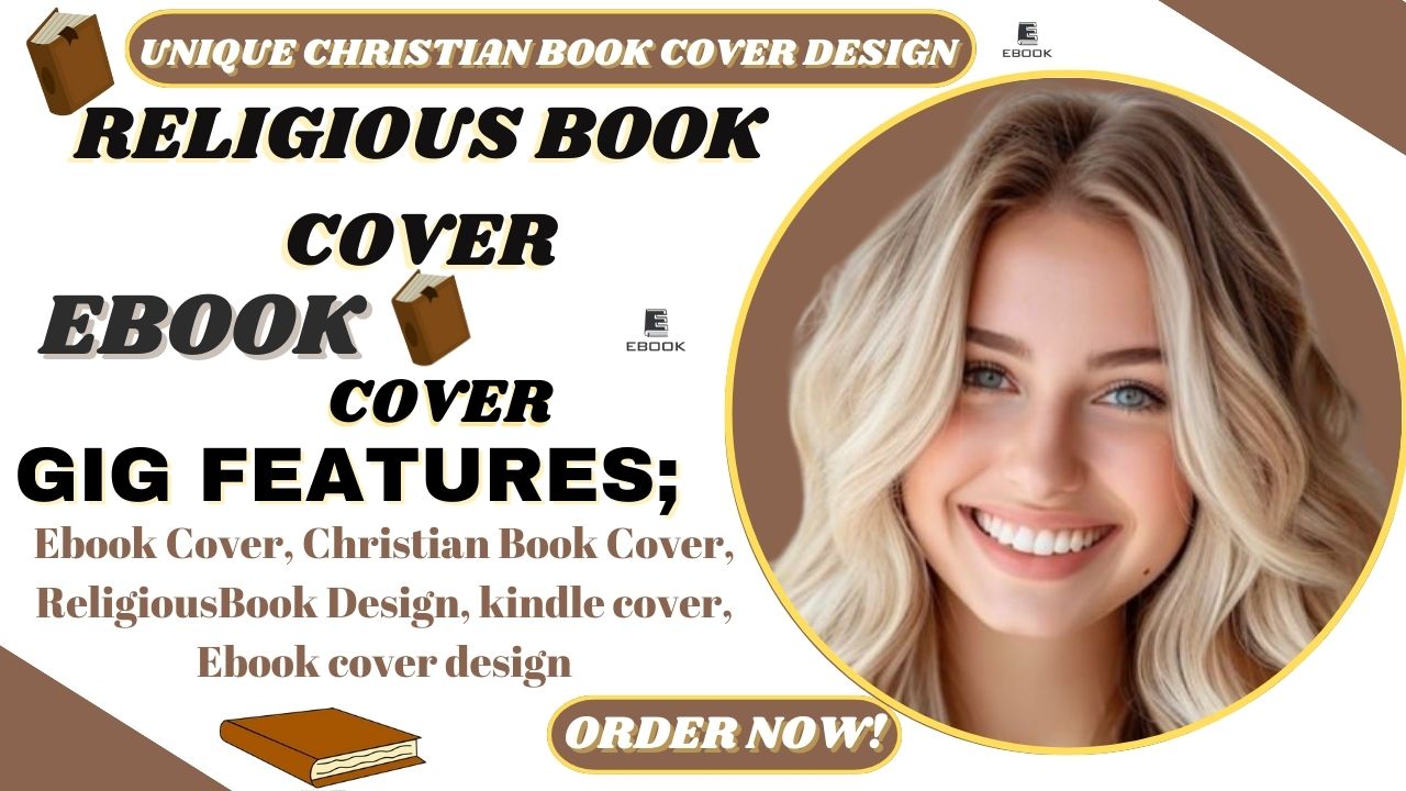 I will do elegant christian book cover design or religious book cover