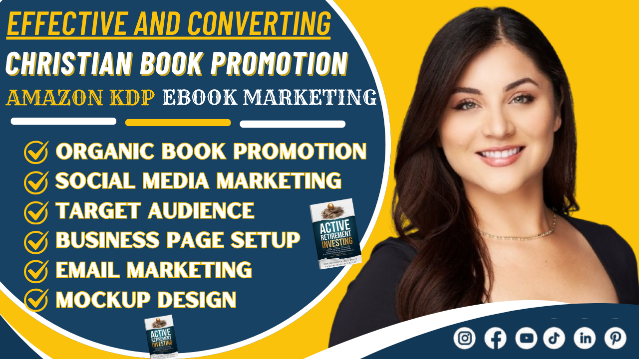 I will do effective christian book promotion, amazon KDP, and ebook marketing