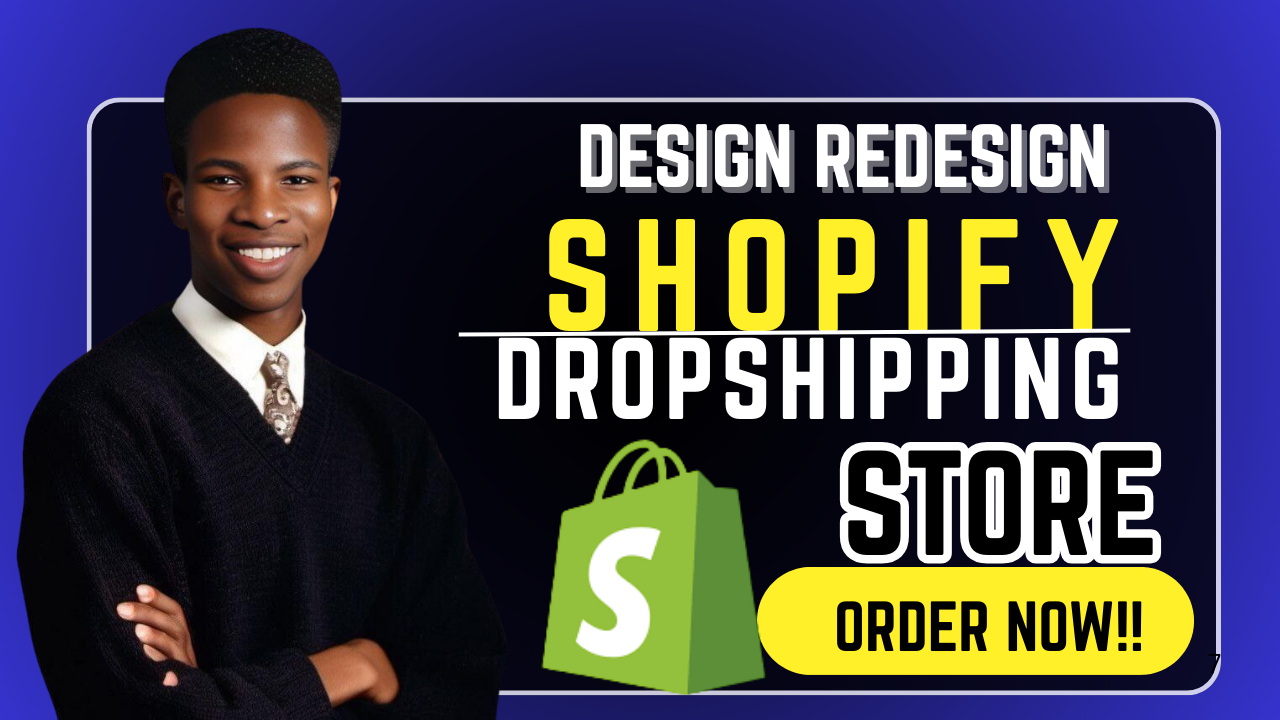 I Will Design a High-Converting Shopify Store with SEO Optimization for Maximum Traffic & Sales Gig Description