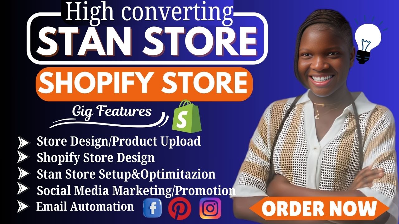 I will boost shopify store sales, stan store design, shopify marketing sales funnel, or boost shopify sales