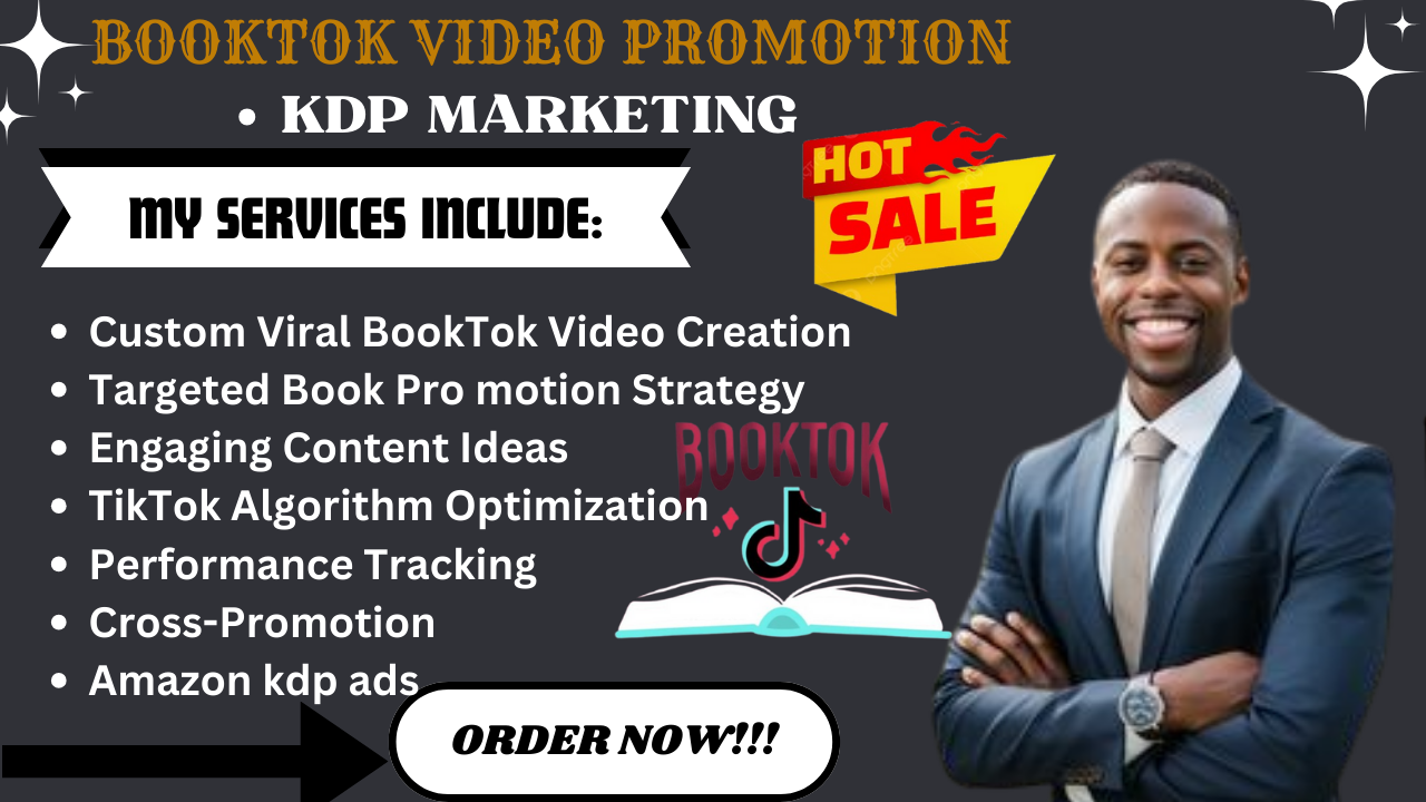 I will create booktok video rankbook on tiktok booktok tiktok promotion ebook marketing