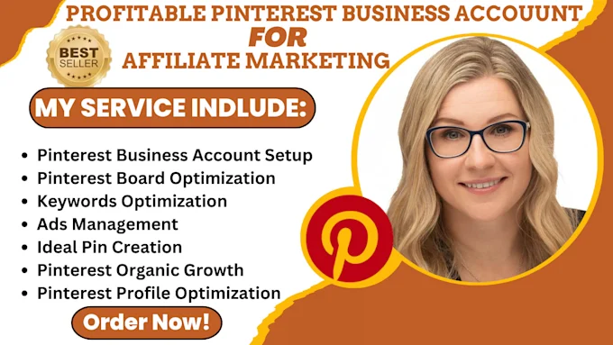 I will set up a profitable pinterest business account for affiliate marketing success