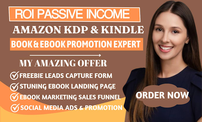 Ebook marketing sales funnel, ebook landing pag,book promotion