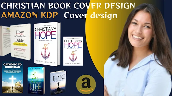I will design unique and inspirational christian book cover, amazon kdp cover design