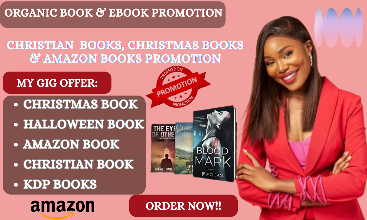 I will do viral book promotion, christmas book, amazon book promotion
