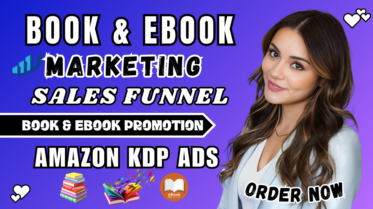 book marketing, book promotion, ebook sales funnel, amazon kdp ads, book publishing