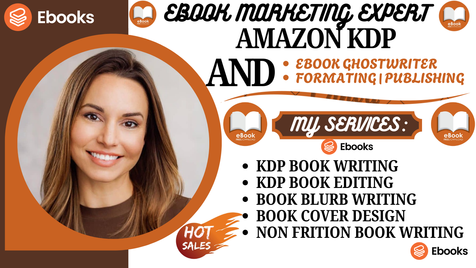 I will be book writer amazon KDP book publishing editing nonfiction ebook ghostwriter