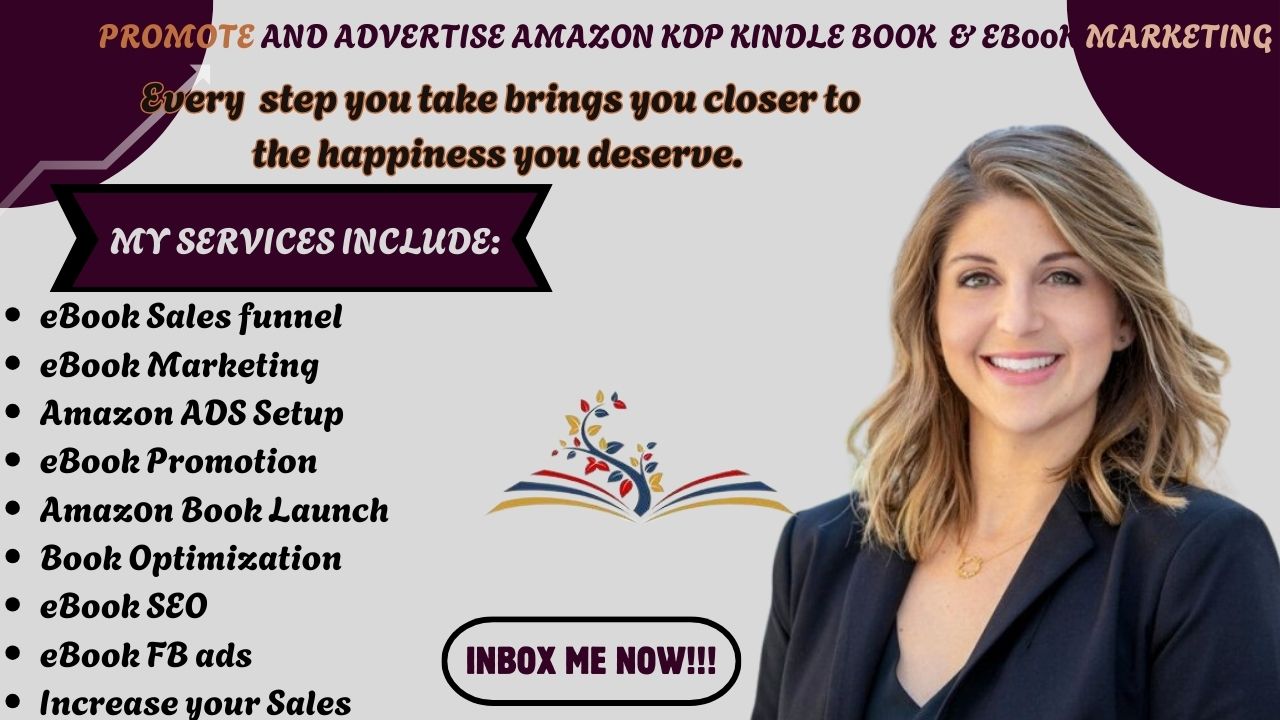 I will promote and advertise amazon KDP kindle book or ebook marketing