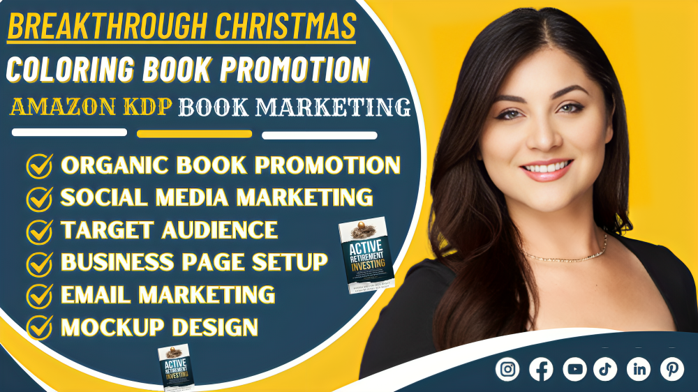 I will do breakthrough children coloring book promotion christian book ebook marketing