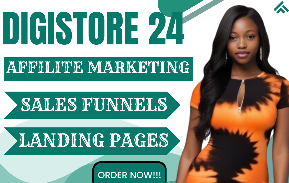 I will create a sales funnel and landing page for Digistore24 affiliate marketing.