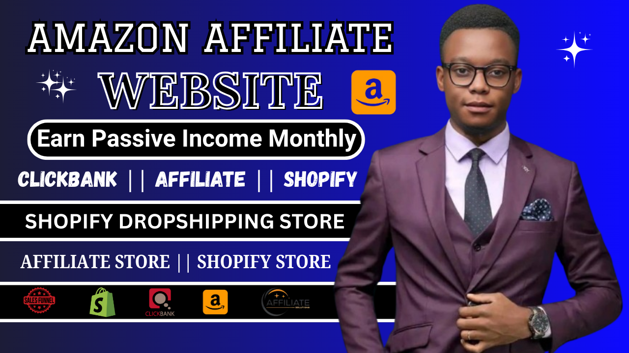 I will do autopilot shopify amazon affiliate website clickbank marketing sales funnel