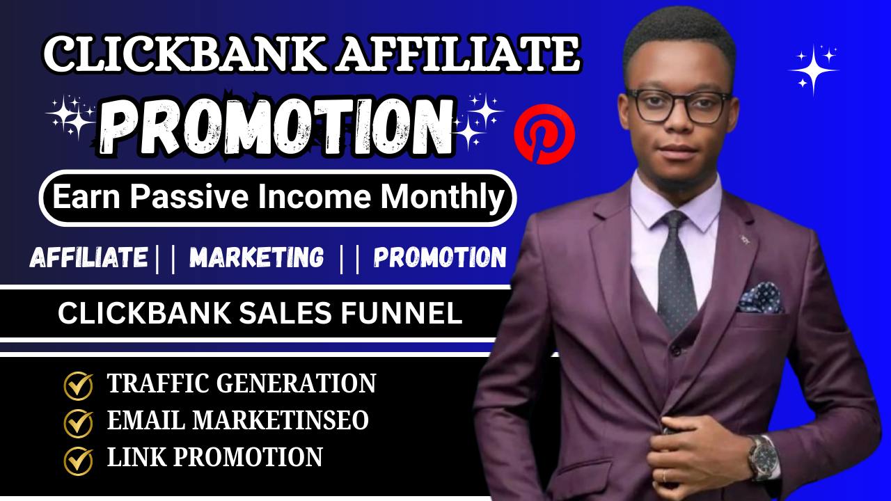 I will affiliate link promotion clickbank affiliate marketing sales funnrl