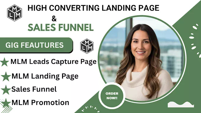 I will design high converting clickbank affiliate sales funnel and landing page