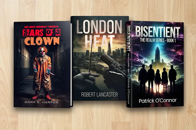 I will do book cover design